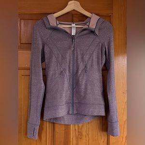 Ivivva Athletica by Lululemon Lavender Lilac Purple/Pink Zip Up Jacket G 14 /W S